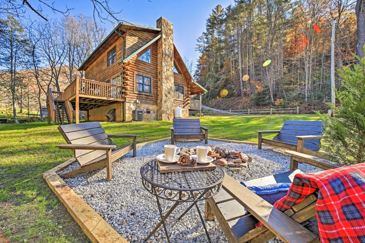 Creekside Bryson City Cabin With Private Hot Tub Екстериор снимка