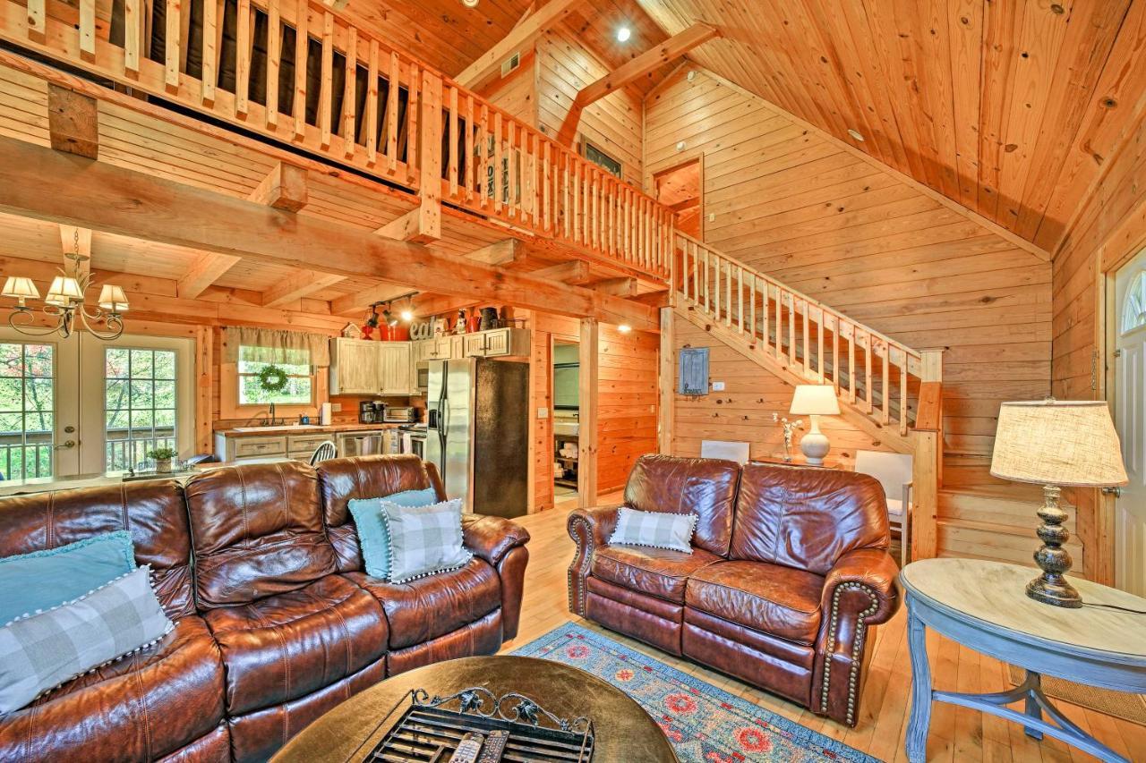 Creekside Bryson City Cabin With Private Hot Tub Екстериор снимка
