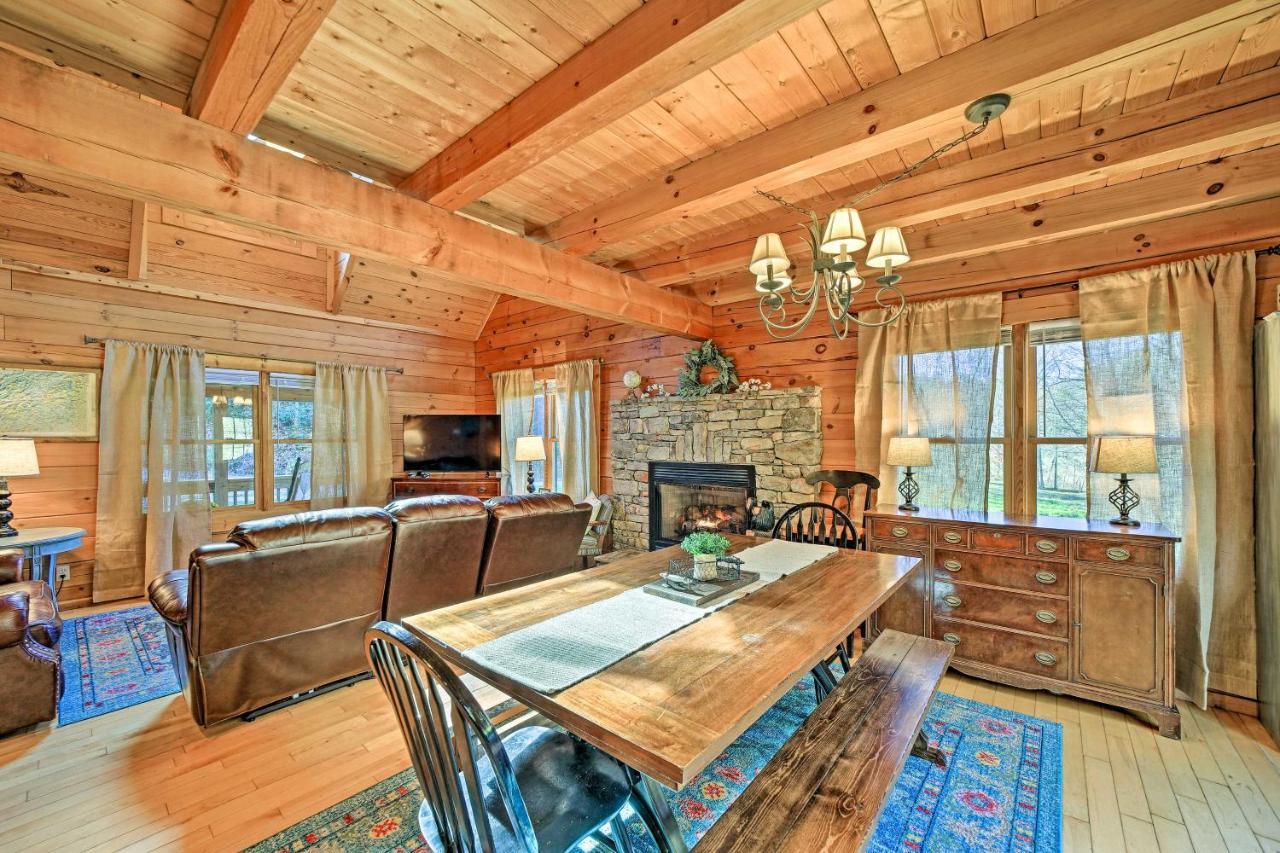Creekside Bryson City Cabin With Private Hot Tub Екстериор снимка