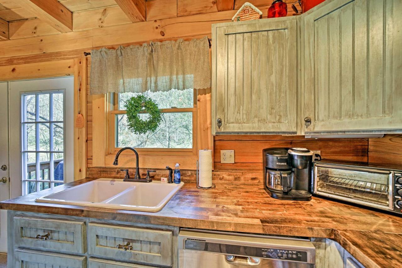 Creekside Bryson City Cabin With Private Hot Tub Екстериор снимка