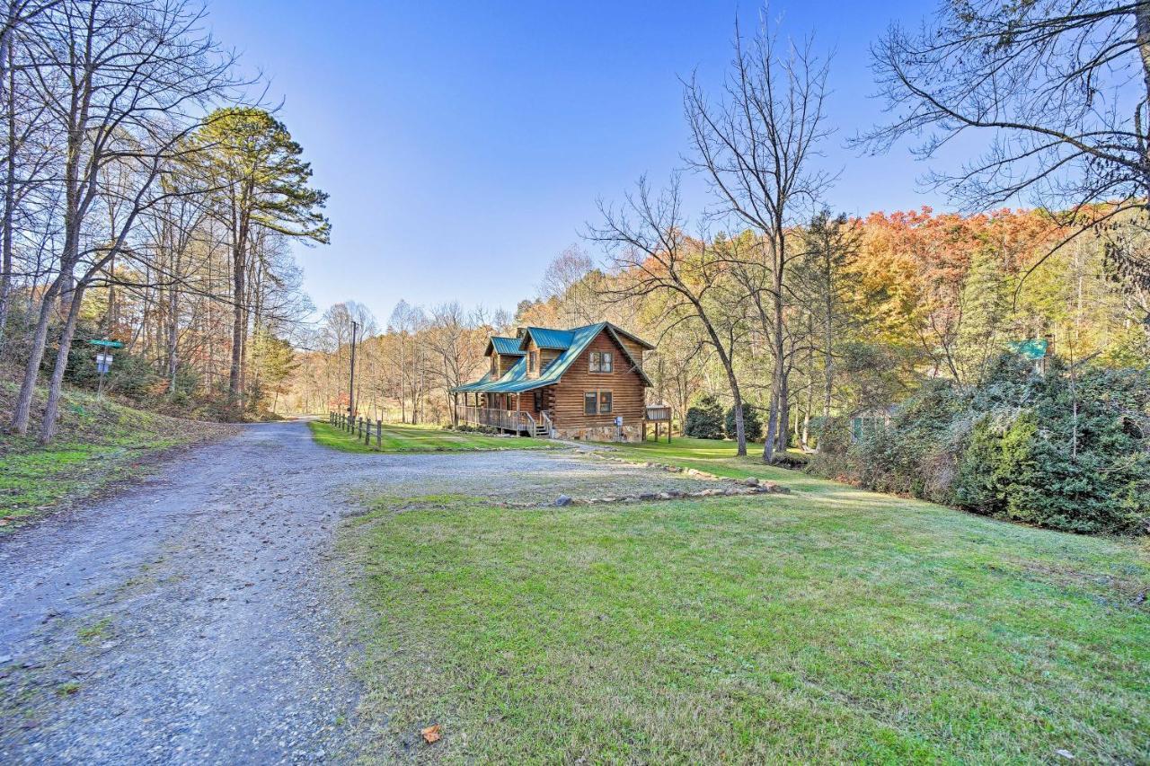 Creekside Bryson City Cabin With Private Hot Tub Екстериор снимка
